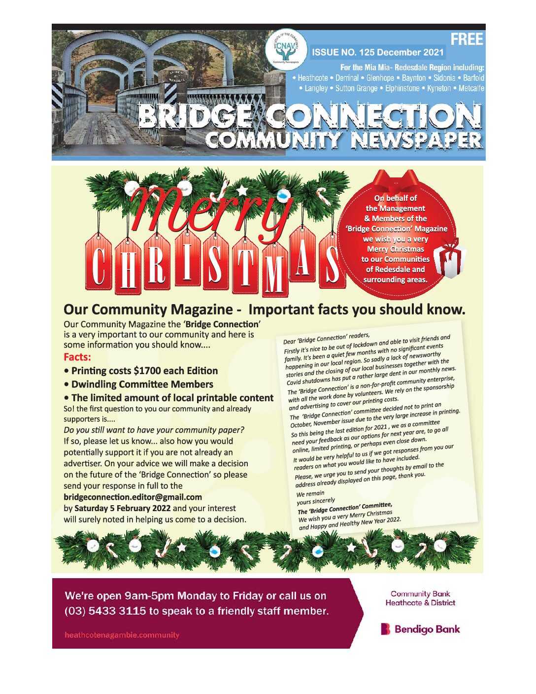 The Bridge Connection Redesdale